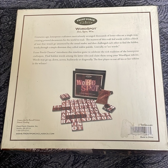 Word Spot search game NWTO - Picture 2 of 3